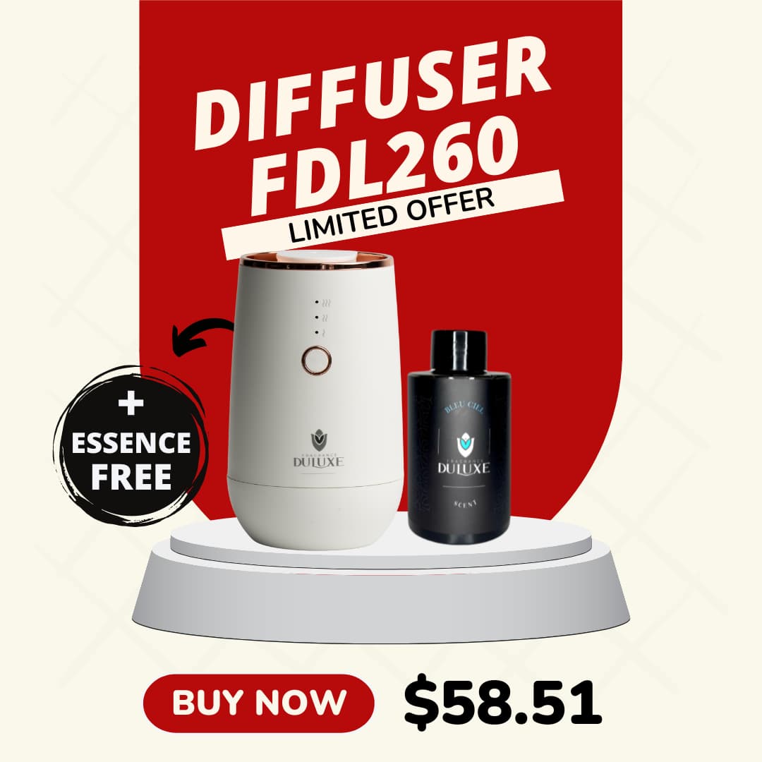 Promotion diffuser portable FDL260 + 1 Essence – Fragrance Duluxe